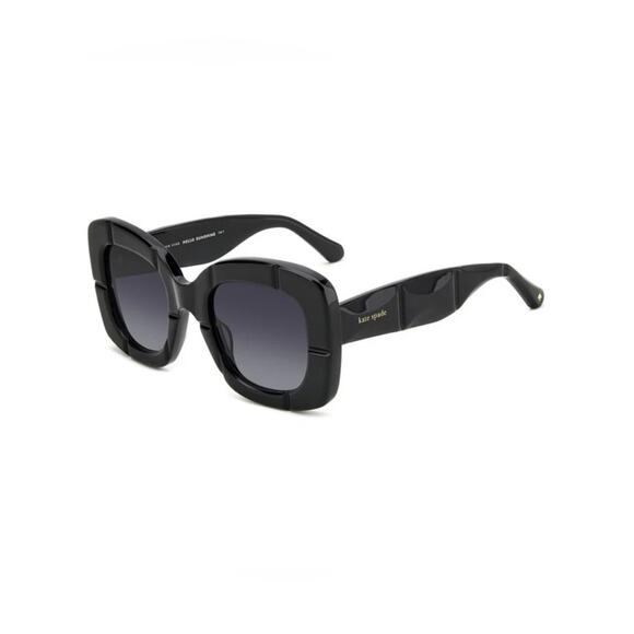 New Kate Spade JOSEY/G/S 8079O Black Oversized Square Sunglasses Authentic main image 7